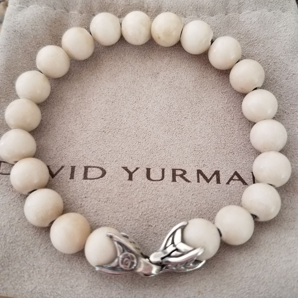 David Yurman Beads Bracelet In River Stone.